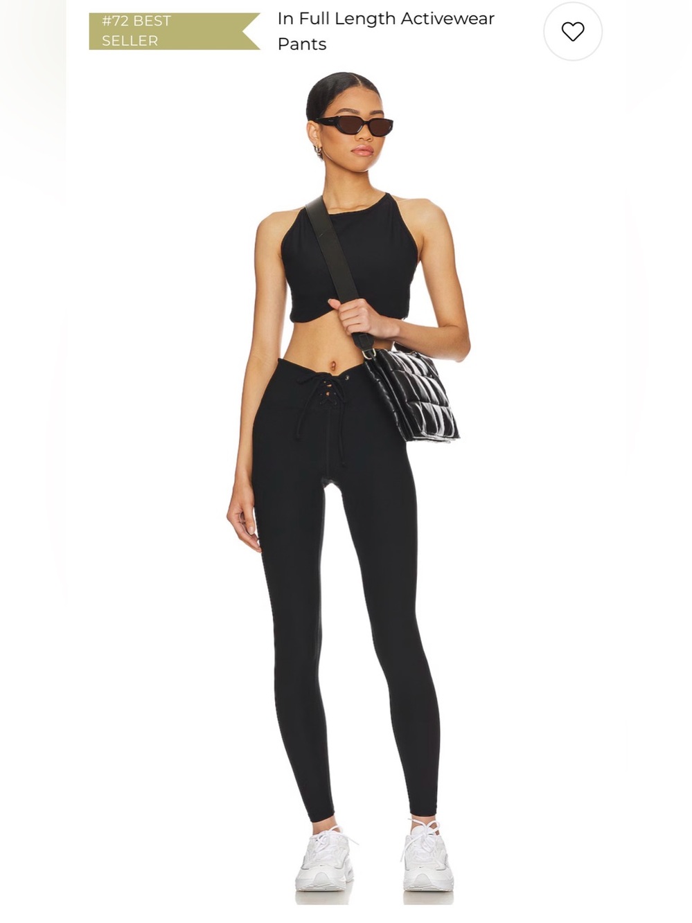 Year of Ours Black High-Waist Leggings